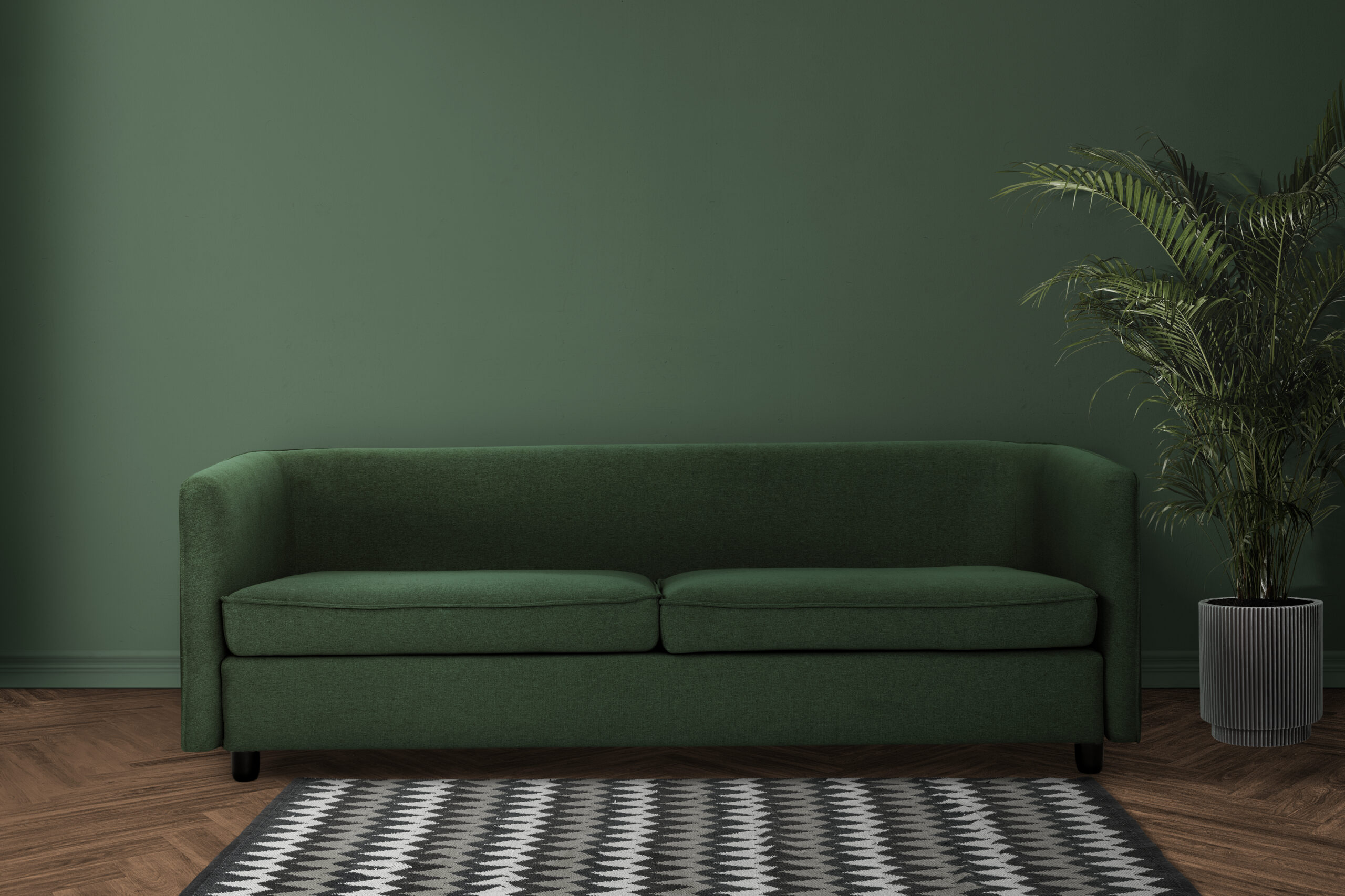 Jaki dywan do zielonej kanapy? Oto inspiracje dla Twojego wnętrza